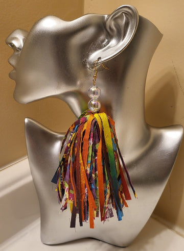 RAINBOW FRINGE EARRINGS