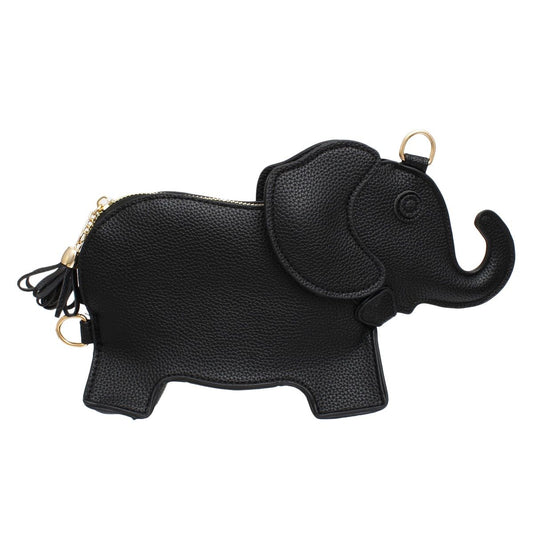 Bag Black Elephant Crossbody Clutch for Women