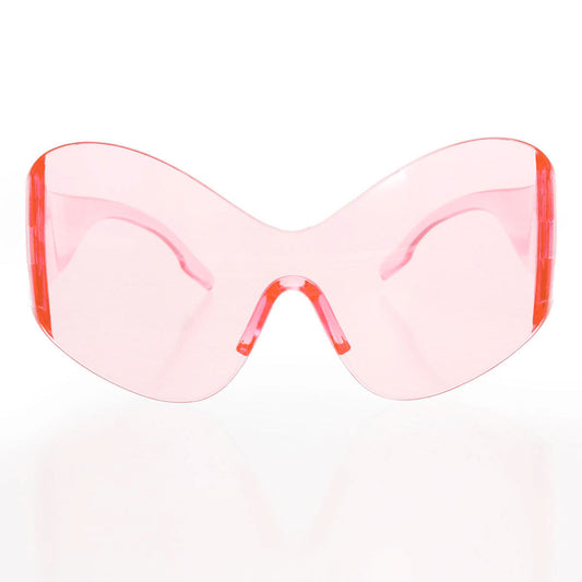 Sunglasses Butterfly Mask Pink Eyewear for Women